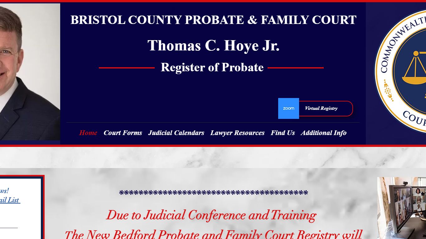 Home | Bristol County Probate & Family Court